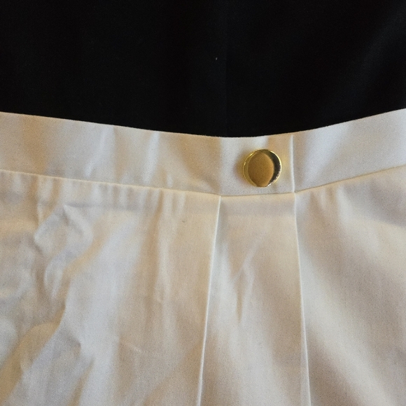 Cyntha Steffe Pia Dress Black & White Midi Classic Minimalist Chic - Picture 8 of 11